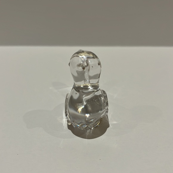 Vtg Princess House Clear Crystal Glass Bird Figurine/Paperweight - Picture 2 of 7